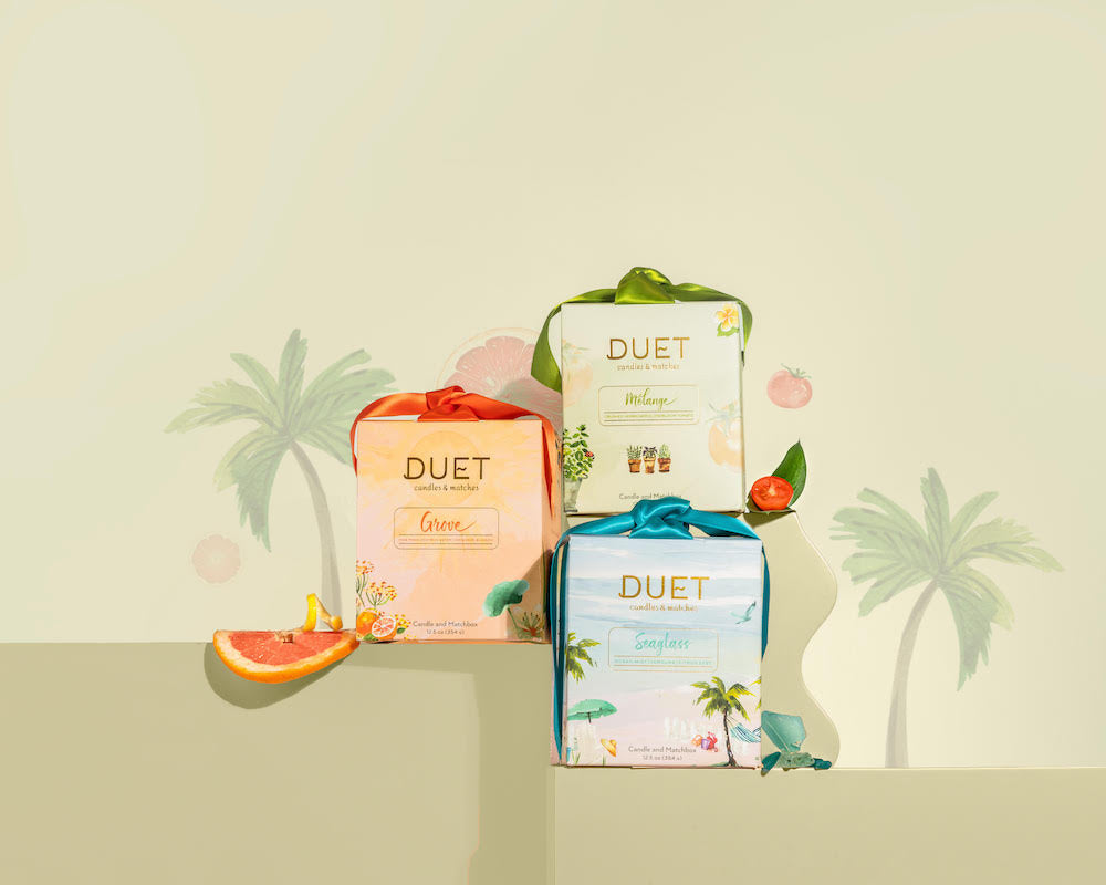 Core Candles DUET 12.5oz Luxury Candles & Matches Duet Candles