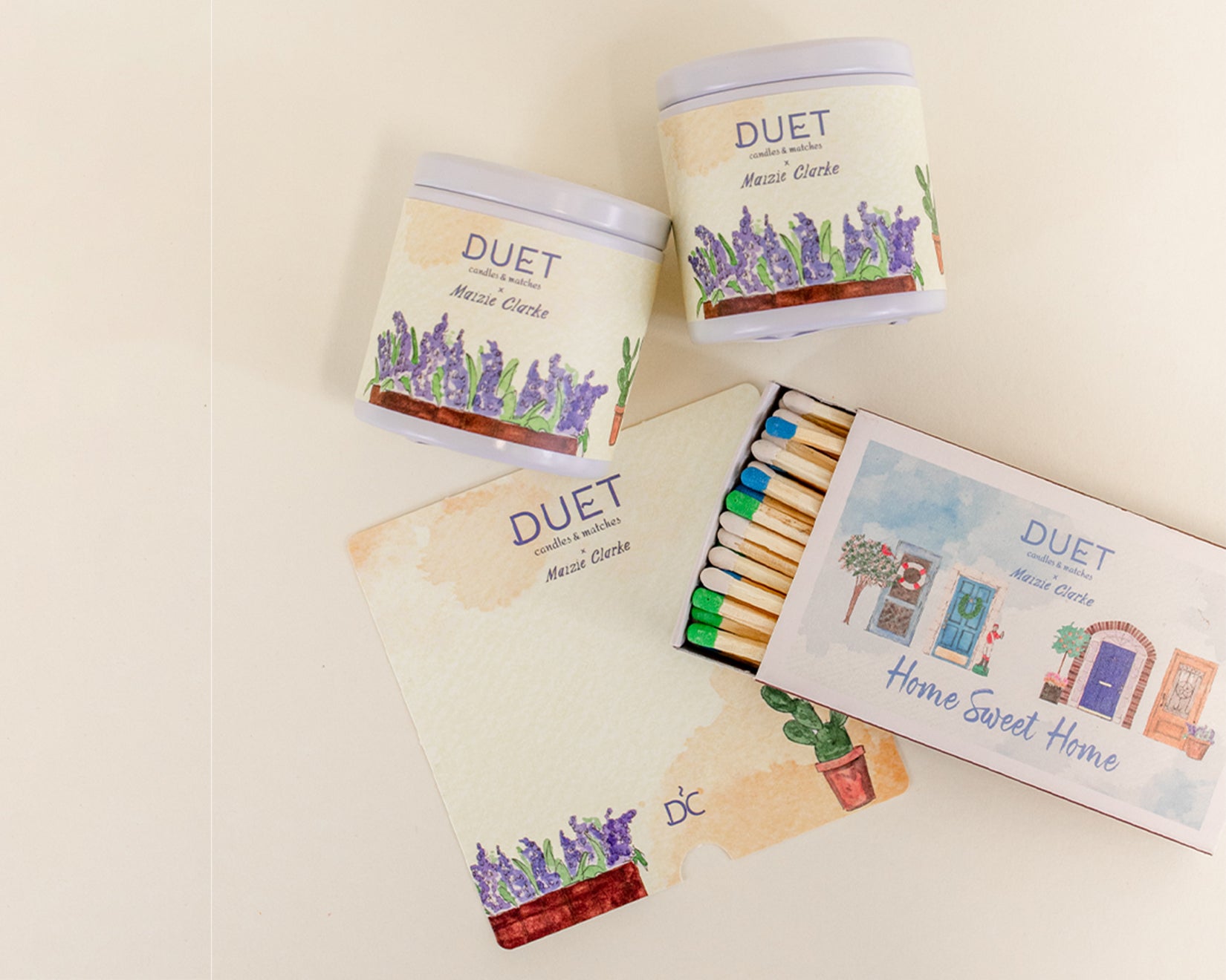 Texas Candle Set Home Sweet Home Collection x Maizie Clarke Duet