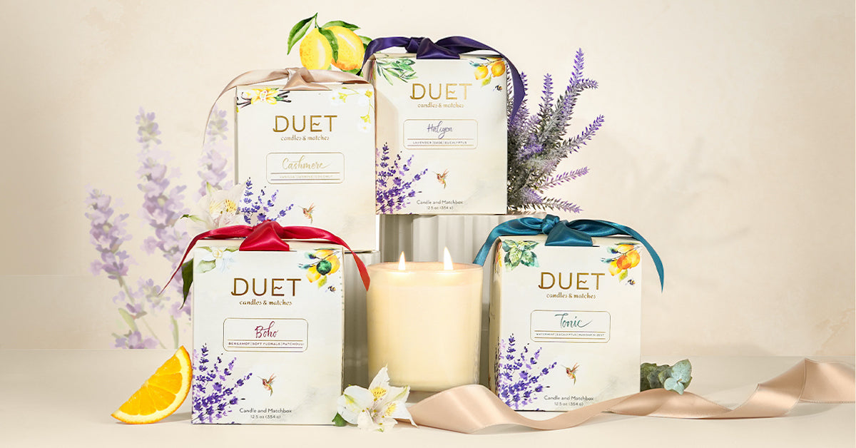 DUET Candles Mindfully Prepared. Crafting Lasting Impressions Duet
